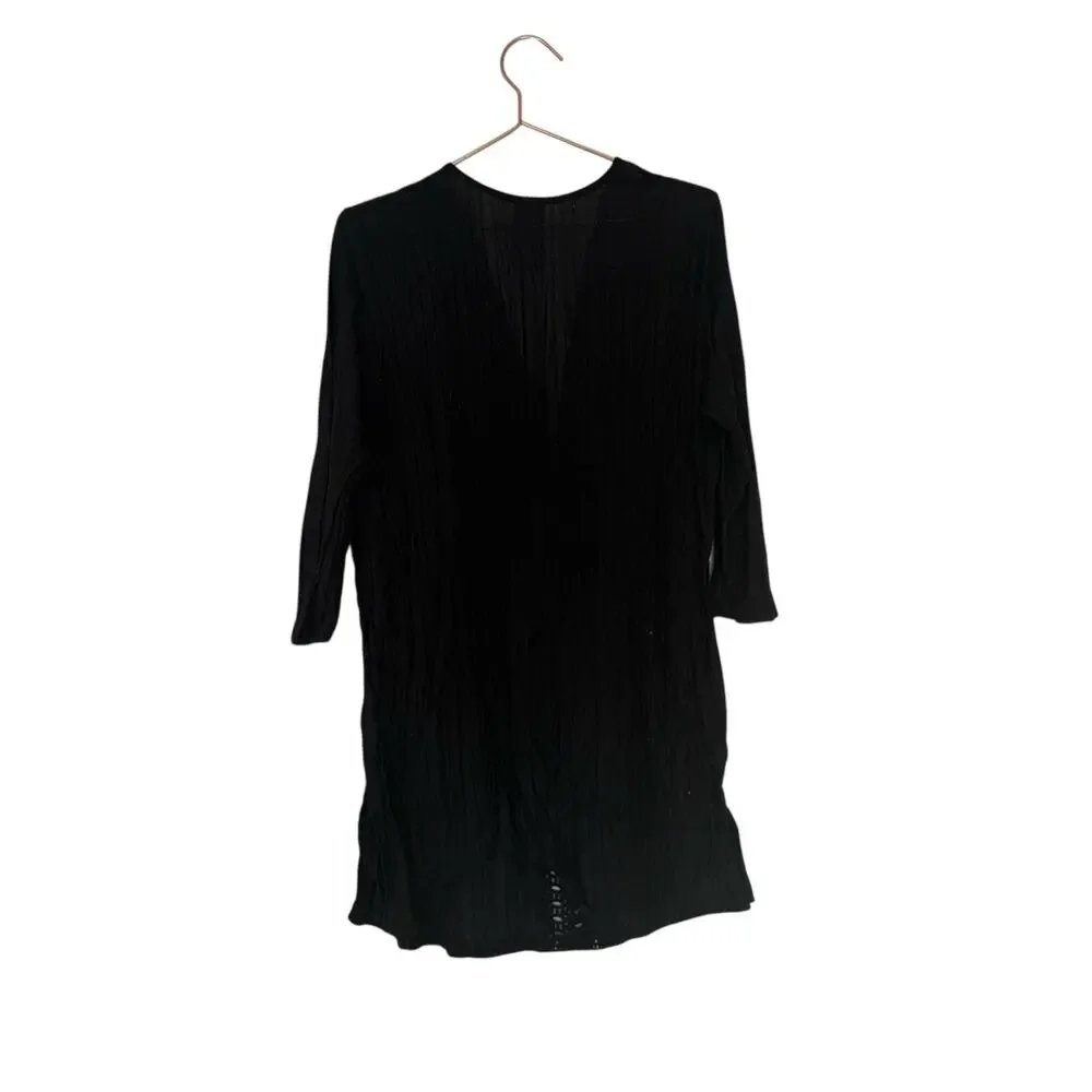 Catalina Black Long Sleeve swimsuit cover up